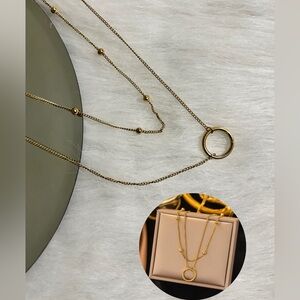 Beautiful gold chain made of stainless steel.